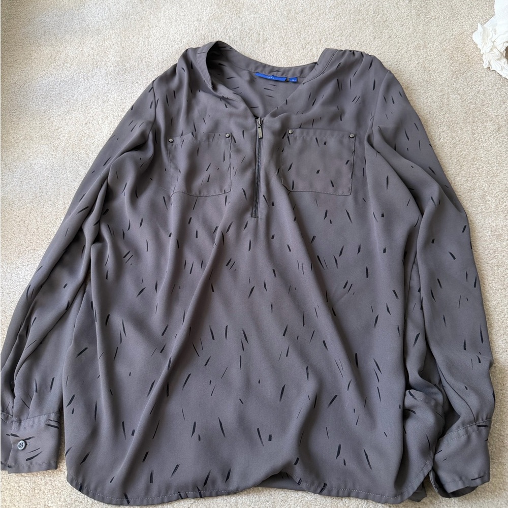 Apt. 9 women's long-sleeve tunic blouse